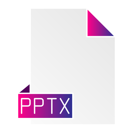 pptx Generic Flat Gradient icono
