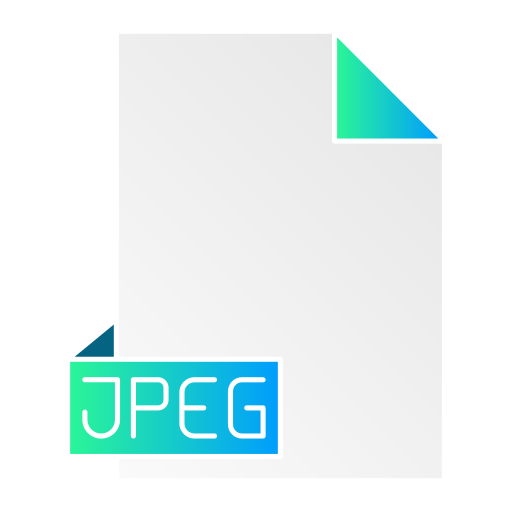 jpeg Generic Flat Gradient Icône