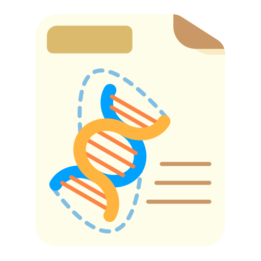 Генетика Generic Flat иконка
