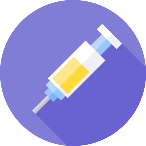 ワクチン Flat Circular Flat icon