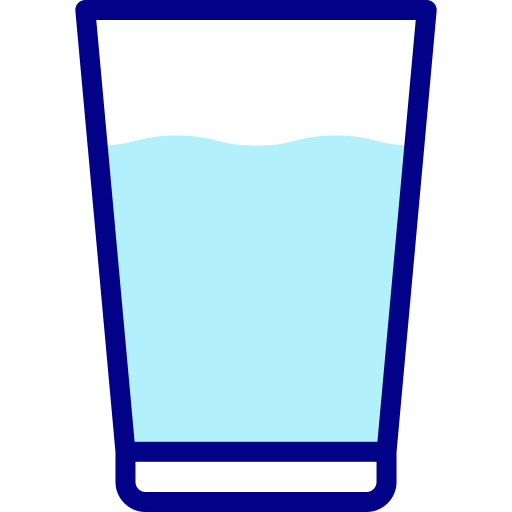 lait bleu Detailed Mixed Lineal color Icône