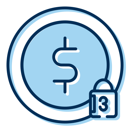 Deposit Generic Blue icon