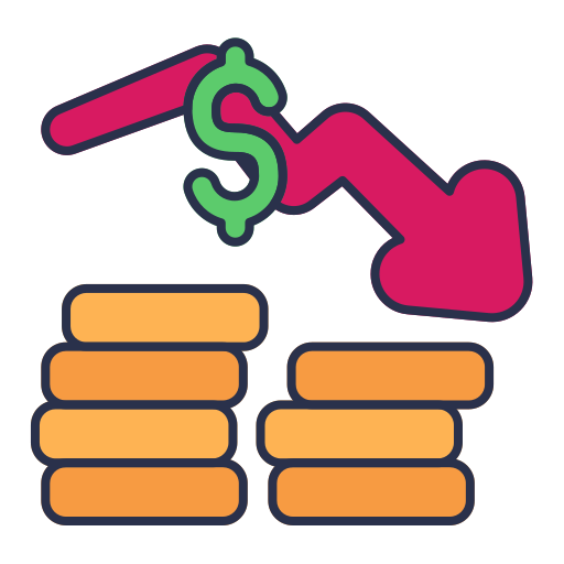 Coin Generic Outline Color icon