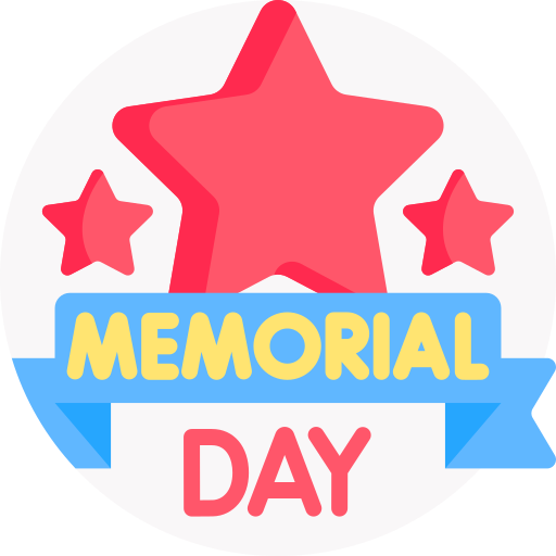 Memorial day Detailed Flat Circular Flat icon