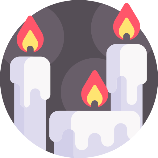 candele Detailed Flat Circular Flat icona