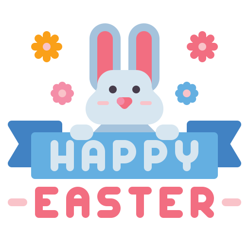 Happy easter Flaticons Flat icon