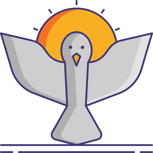 duch Święty Flaticons Lineal Color ikona
