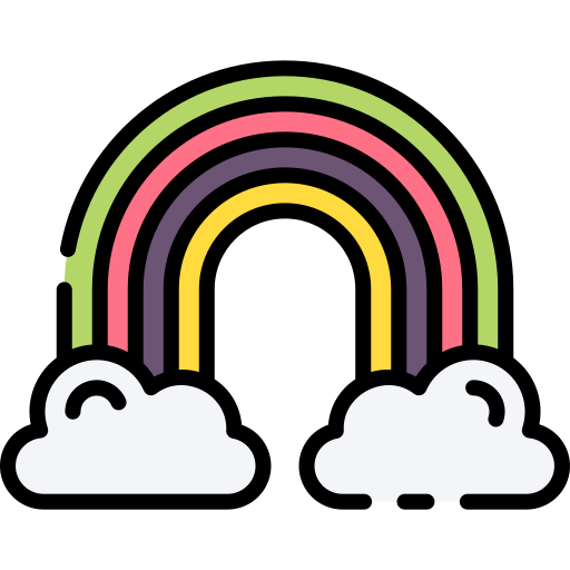 Rainbow Good Ware Lineal Color icon