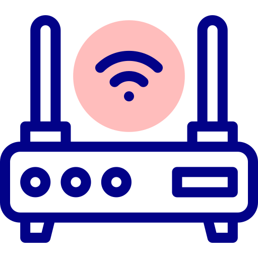 ルーター Detailed Mixed Lineal color icon