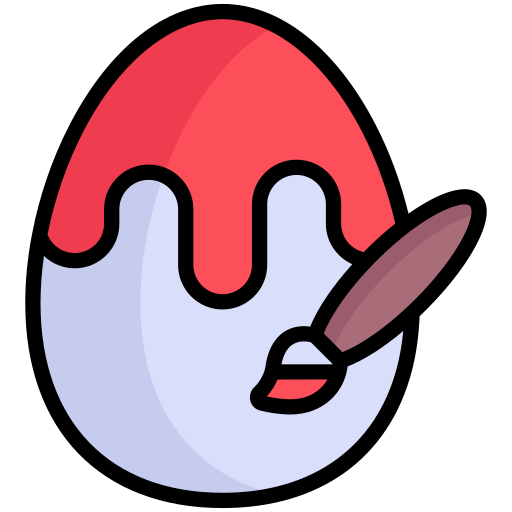 Egg painting Generic Outline Color icon