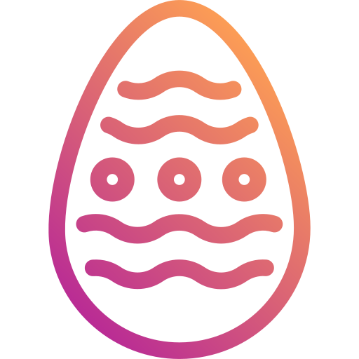 uovo di pasqua Generic Gradient icona