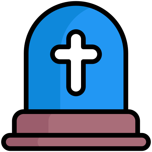 cementerio Generic Outline Color icono