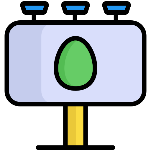 cartelera Generic Outline Color icono