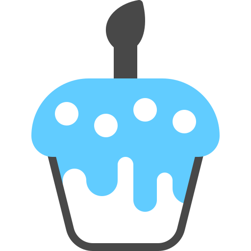 cupcake Generic Blue icona