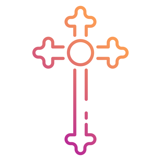 christliches kreuz Generic Gradient icon