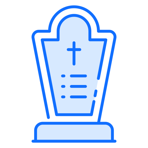 묘비 Generic Blue icon