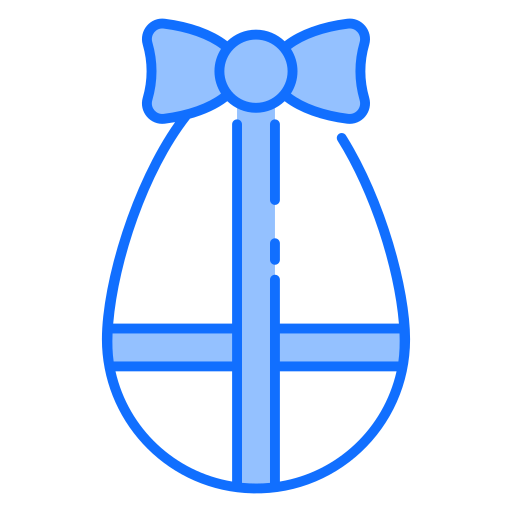 Chocolate egg Generic Blue icon