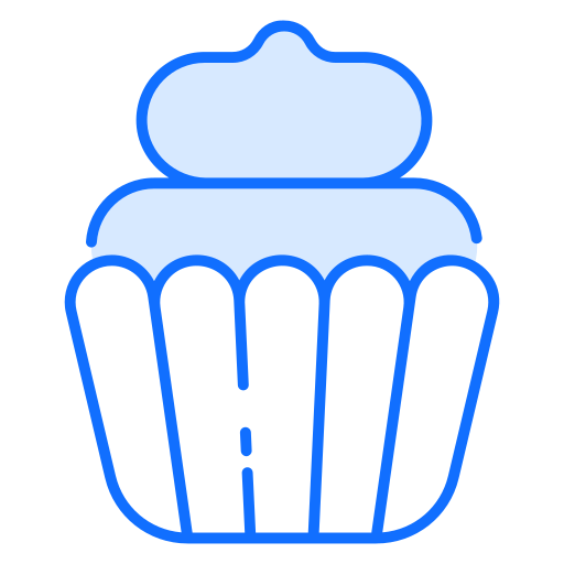 Pastry Generic Blue icon