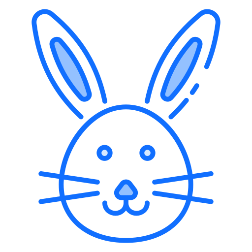 토끼 Generic Blue icon