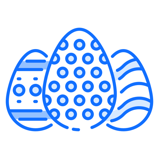 frohe ostern Generic Blue icon