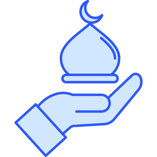 Mosque Generic Blue icon