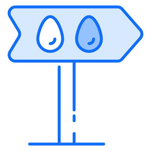 direccional Generic Blue icono