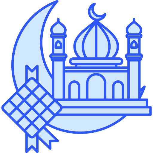 eid mubarak Generic Blue icon