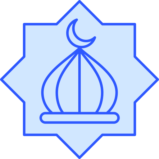 islam Generic Blue icona