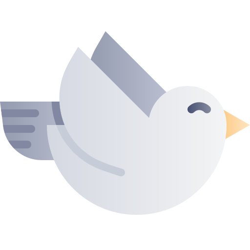 duif Generic Flat Gradient icoon