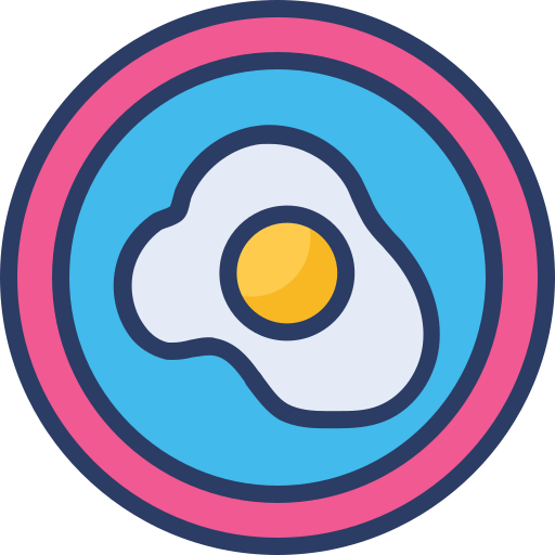 Egg Generic Outline Color icon