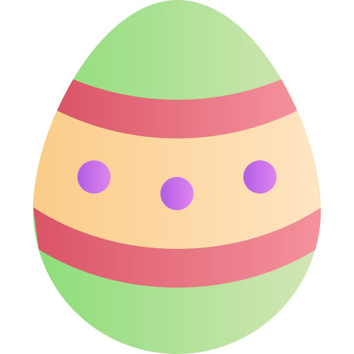 Пасхальное яйцо Generic Flat Gradient иконка