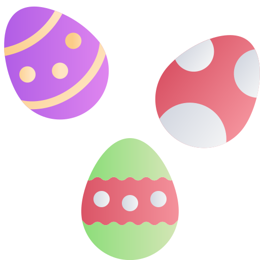 пасхальные яйца Generic Flat Gradient иконка