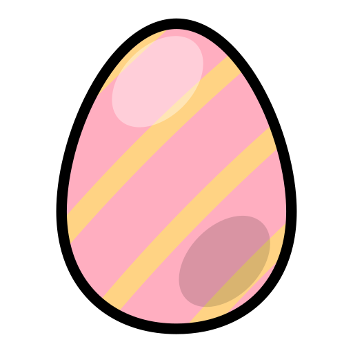 el huevo de pascua Generic Outline Color icono