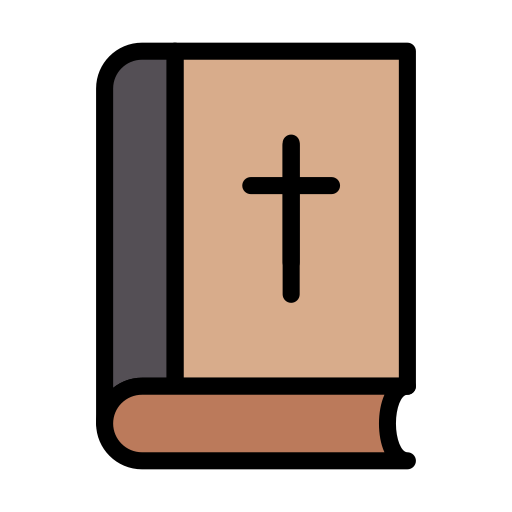 biblia Vector Stall Lineal Color icono