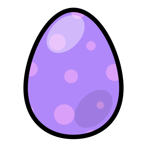 부활절 달걀 Generic Outline Color icon