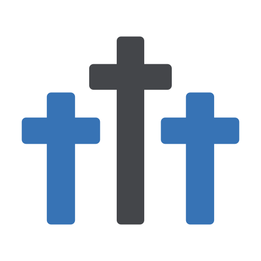 chrześcijaństwo Generic Blue ikona