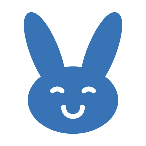 Easter bunny Generic Blue icon