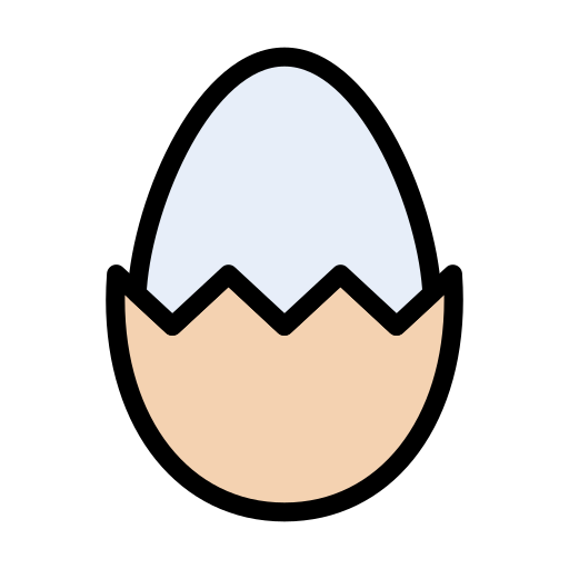 卵 Vector Stall Lineal Color icon