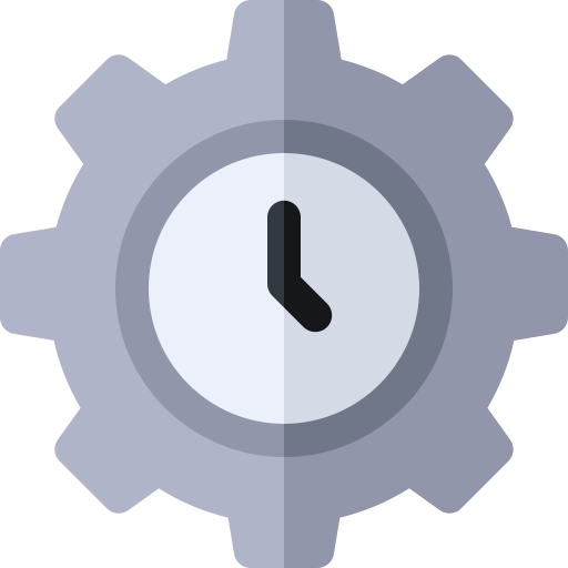 Time management Basic Rounded Flat icon