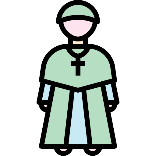 Священник Generic Outline Color иконка