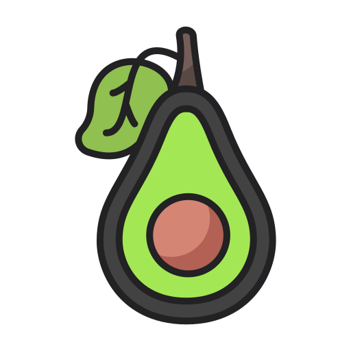 Avocado Generic Outline Color icon