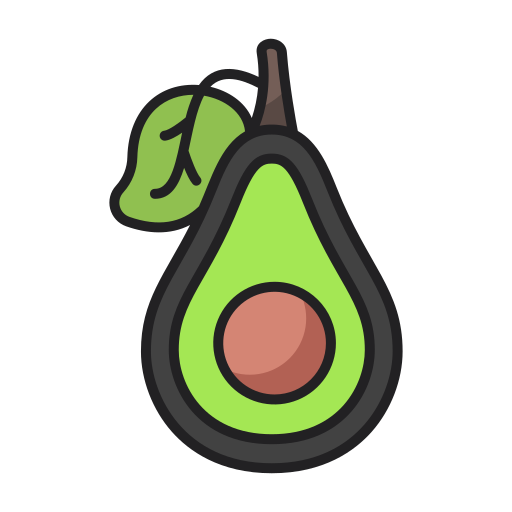 avocado Generic Outline Color icona