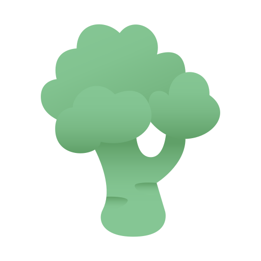 broccoli Generic Flat Gradient icoon