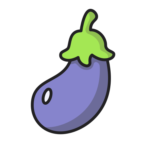 Eggplant Generic Outline Color icon