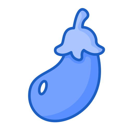 aubergine Generic Blue icon