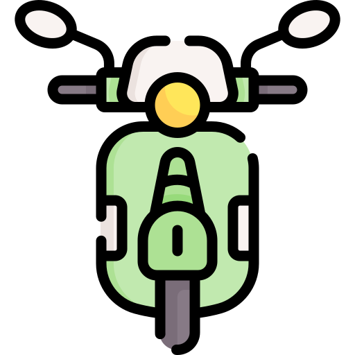 scooter Special Lineal color icono
