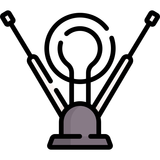Tv antenna Special Lineal color icon
