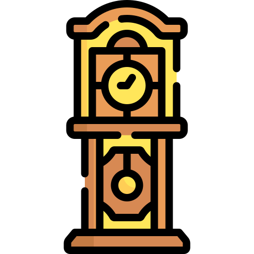 Grandfather clock Special Lineal color icon