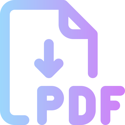 Скачать pdf Super Basic Rounded Gradient иконка