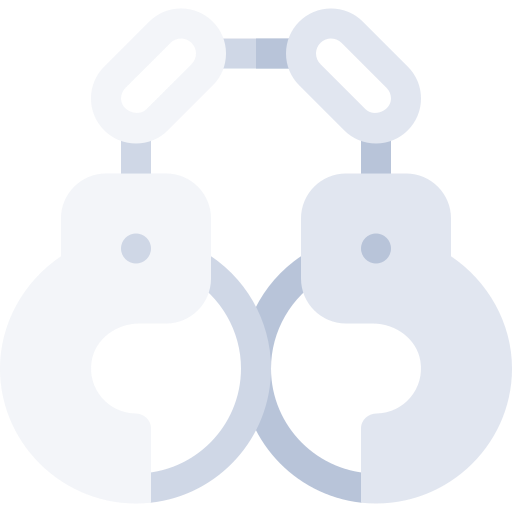 Handcuffs Basic Rounded Flat icon